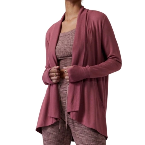 Athleta Pranayama Restore Wrap Tawny Rose - Picture 1 of 6